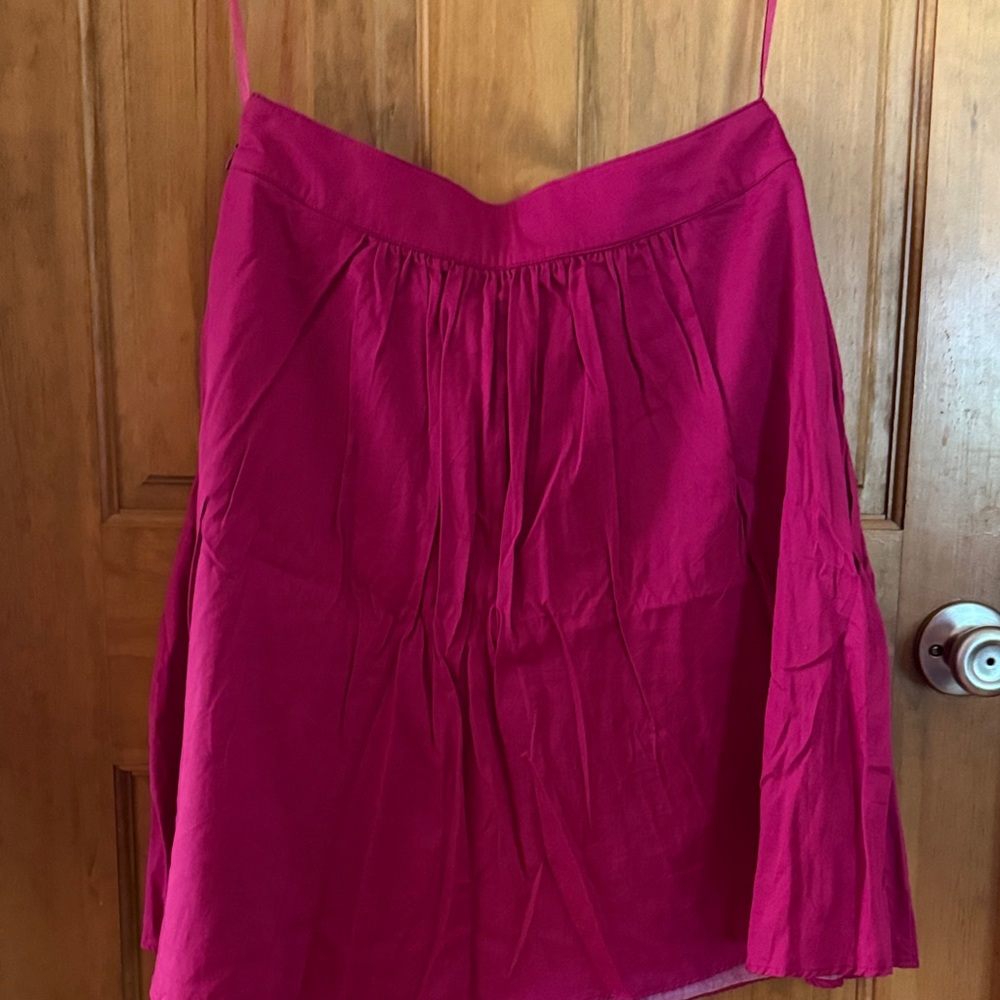St. John's Bay Fuchsia Floral A-Line Skirt - Picture 3 of 8